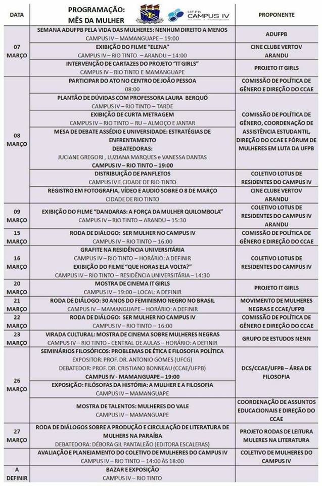 Programação mês da mulher - 2018.jpg Programação mês da mulher - 2018.jpg