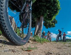 Atividade de ciclismo para reconhecimento da rota do Circuito Vale do Gramame de Cicloturismo. Imagem foto Thiago Nozzi, disponível no Flickr.